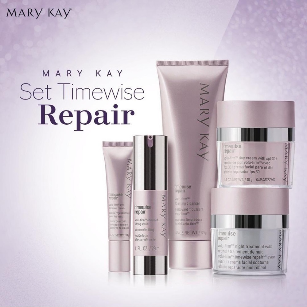 NEW Timewise Repair Mary Kay Reinol, Lifting Serum, Moisturizer SPF30 5 products